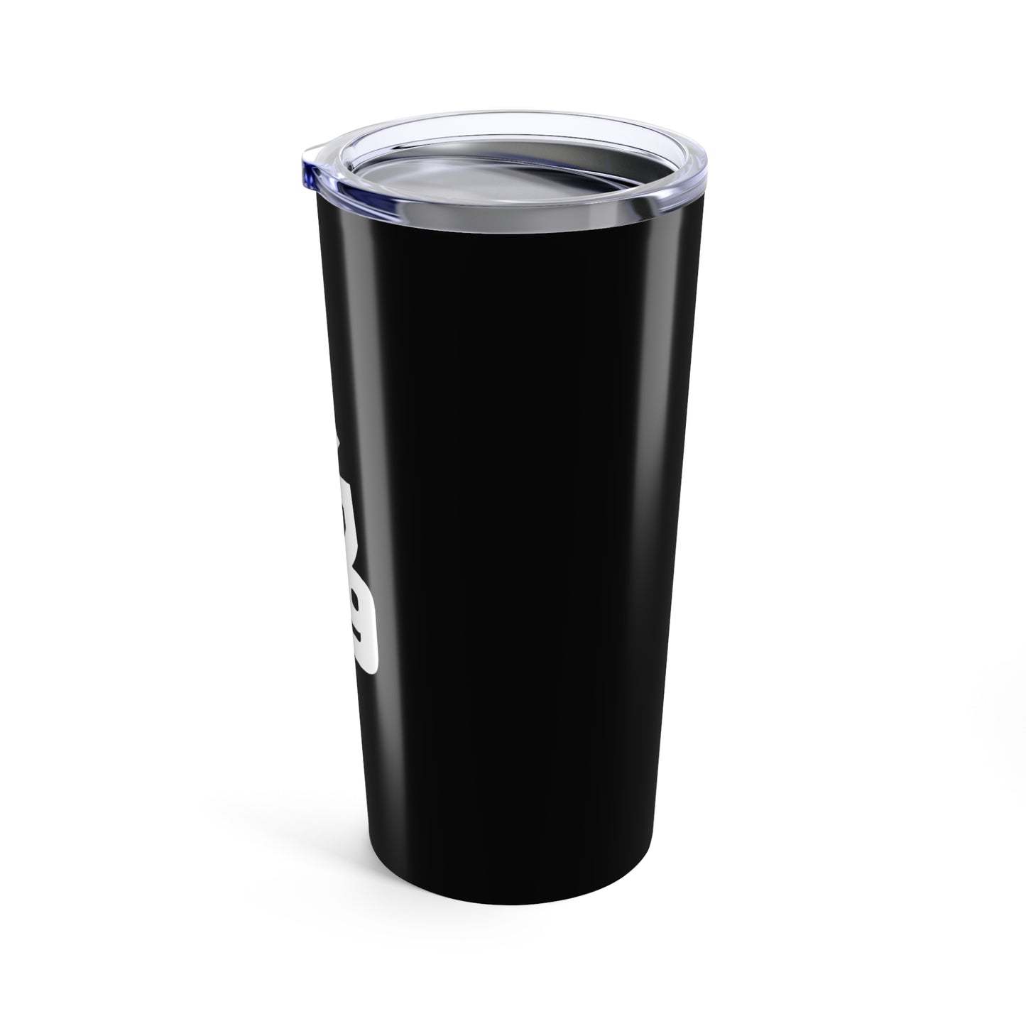 Sleek Black Tumbler with Graphics | Stylish Travel Mug for Coffee Lovers, Personalized Gift, Office Cup, Drinkware Essential