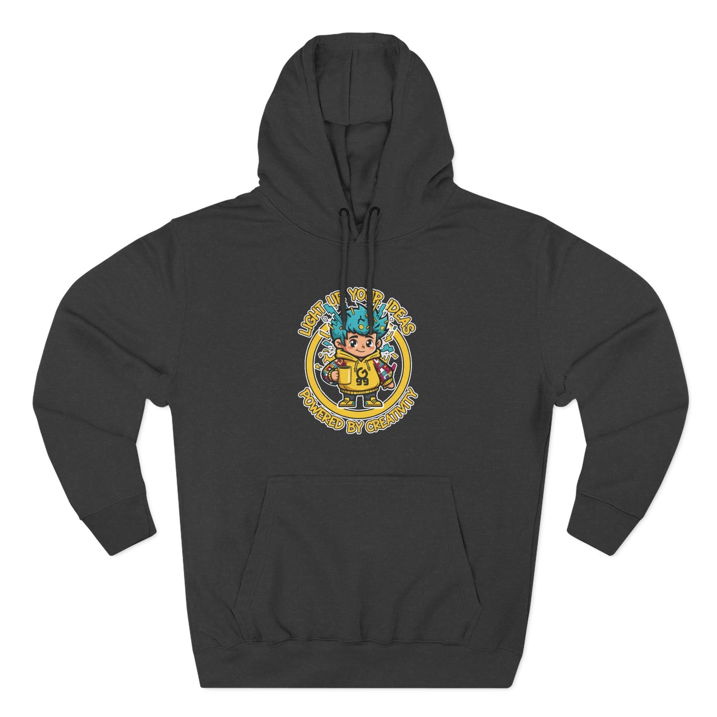 Lumino Hoodie by Graphics99 | Light Up Your Ideas Sweatshirt | Creative Unisex Hoodie for Artists & Dreamers | Cozy Graphic Streetwear