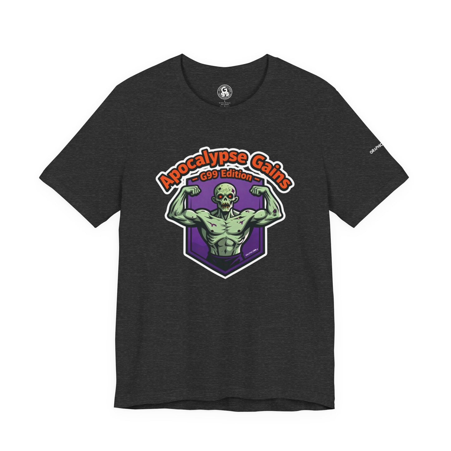 Apocalypse Gains T-Shirt | Gym Halloween Tee | Zombie Fitness Shirt for Bodybuilders | Unisex Workout Top | Funny Gym Tee for Weightlifters & Fitness Lovers