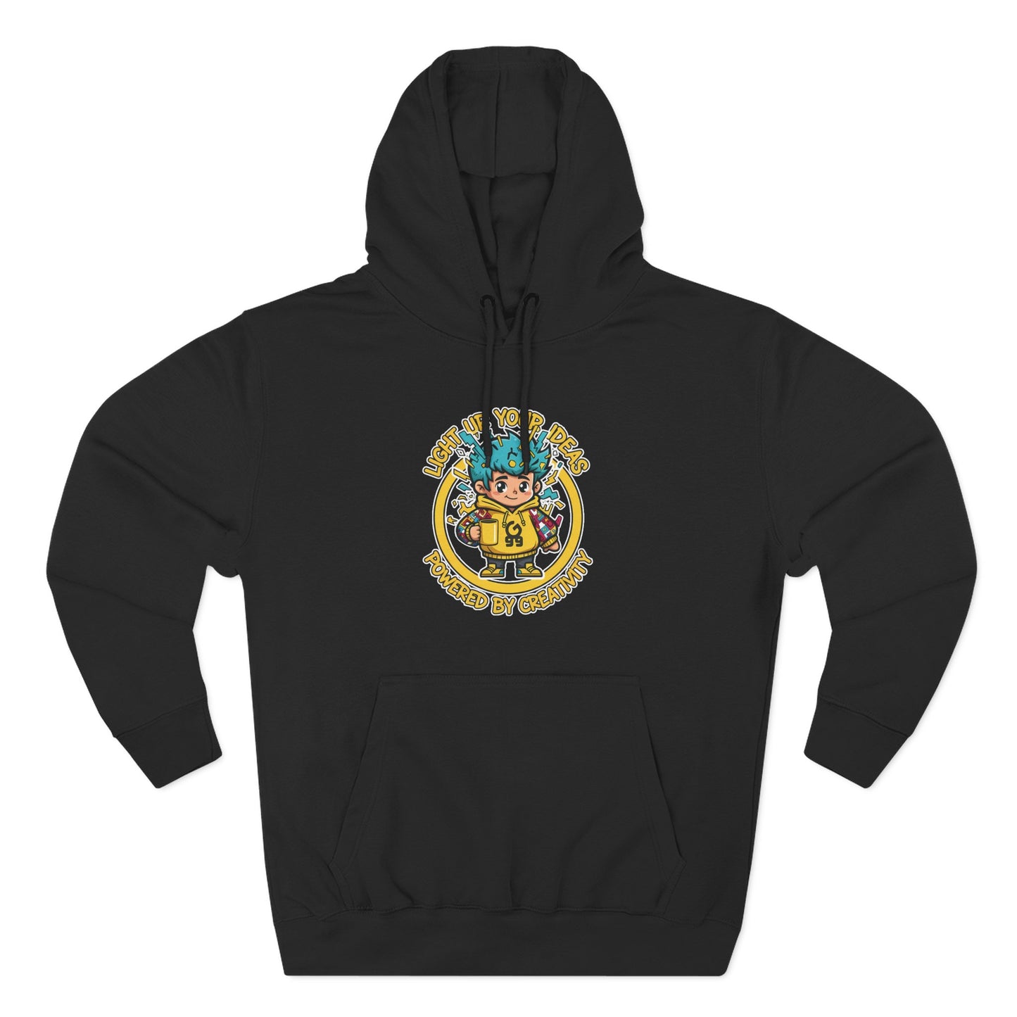 Lumino Hoodie by Graphics99 | Light Up Your Ideas Sweatshirt | Creative Unisex Hoodie for Artists & Dreamers | Cozy Graphic Streetwear