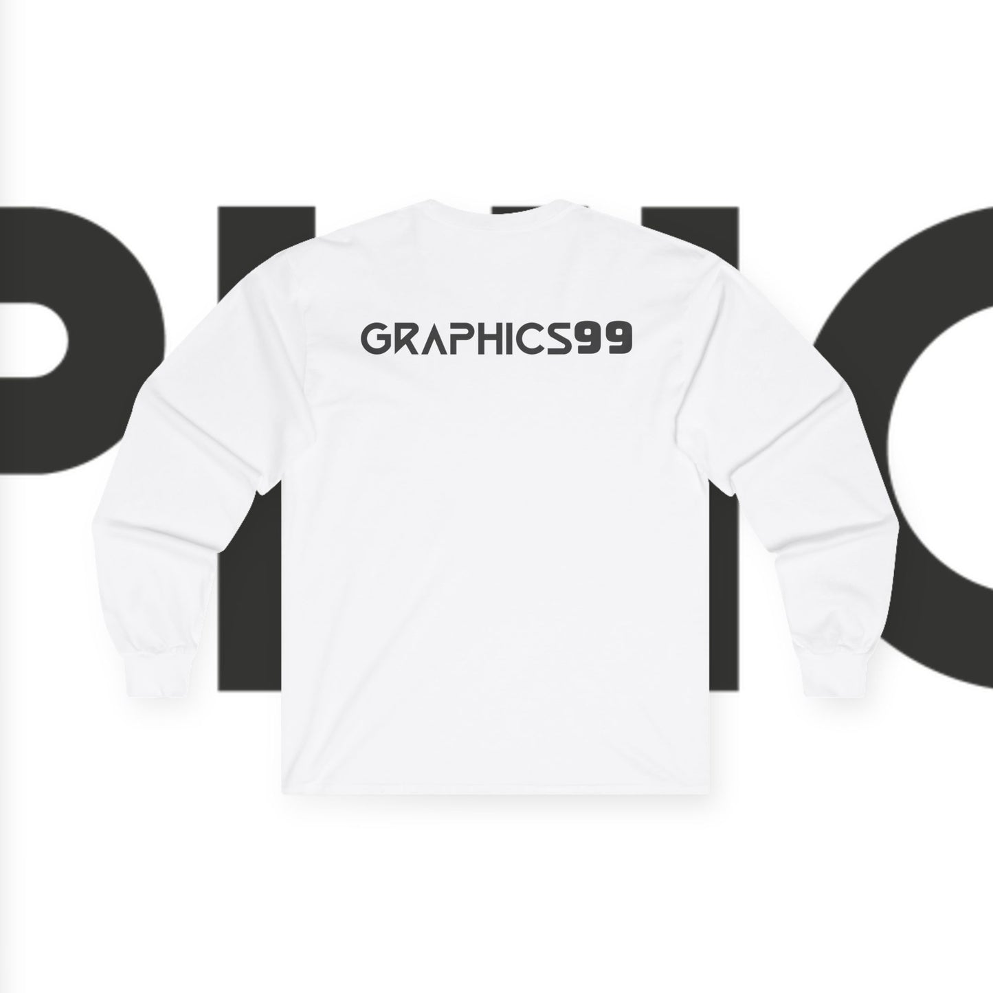 Unisex Graphic Long Sleeve Tee - Trendy Cotton Top, Perfect for Casual Looks, Gift for Friends, Holiday Apparel, Graphic Design