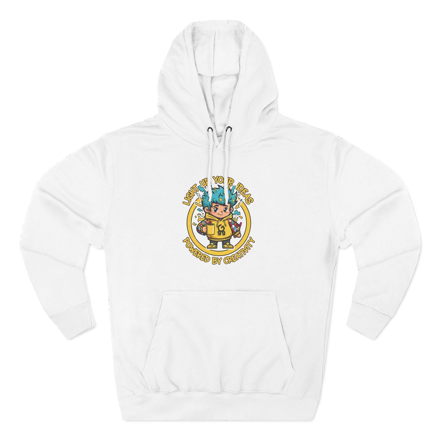 Lumino Hoodie by Graphics99 | Light Up Your Ideas Sweatshirt | Creative Unisex Hoodie for Artists & Dreamers | Cozy Graphic Streetwear