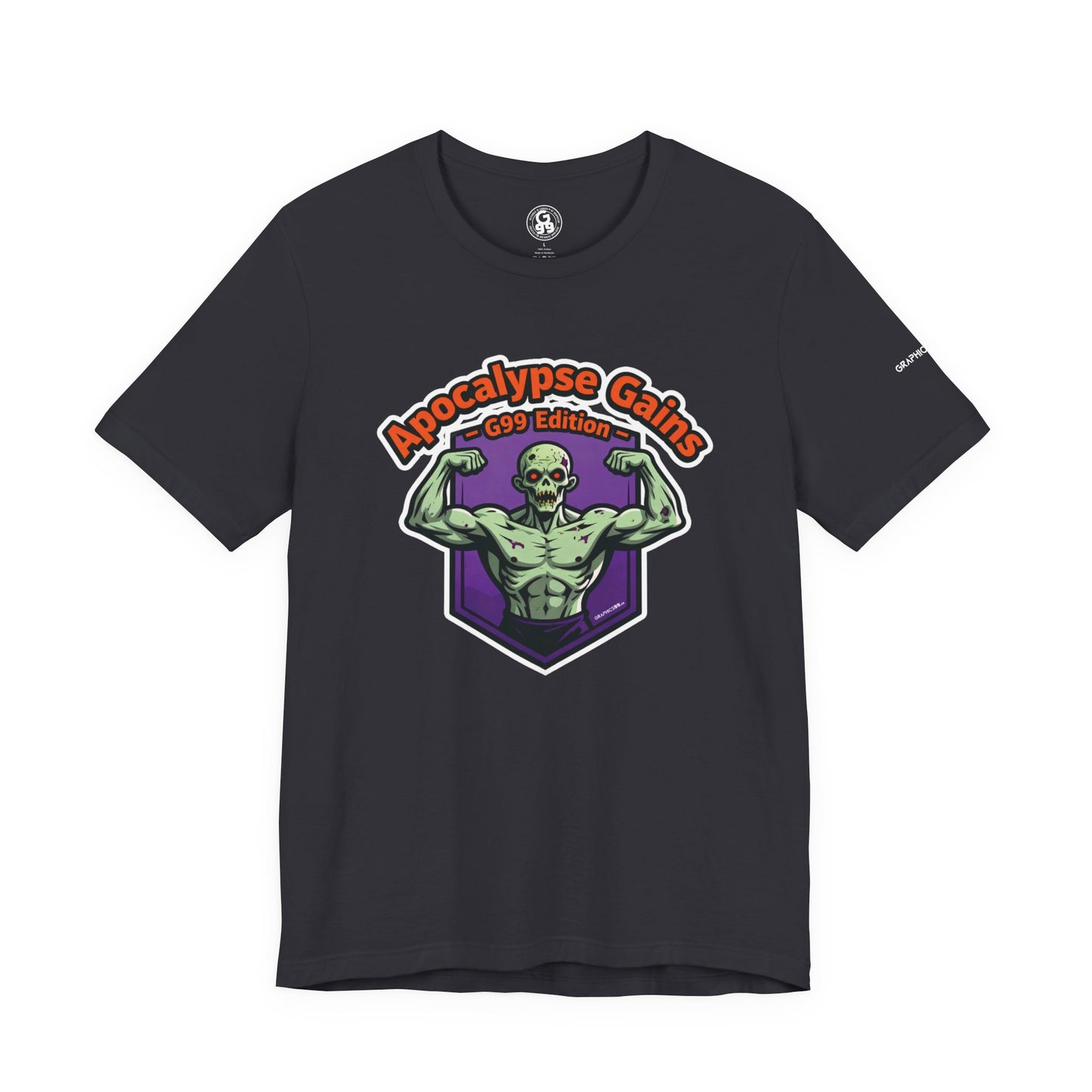 Apocalypse Gains T-Shirt | Gym Halloween Tee | Zombie Fitness Shirt for Bodybuilders | Unisex Workout Top | Funny Gym Tee for Weightlifters & Fitness Lovers